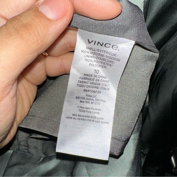 Vince V-neck double-breasted Blazer sz 10 #YY - Picture 7 of 7
